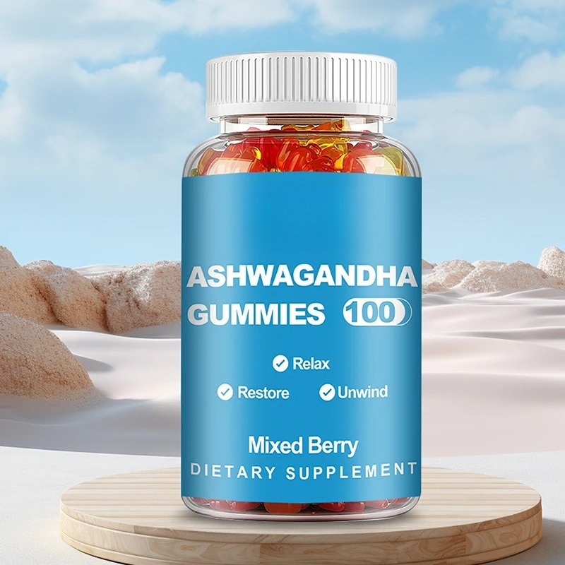 Ashwagandha Extract Root - Ashwagandha Gummies - Relieve Stress ,Enhances