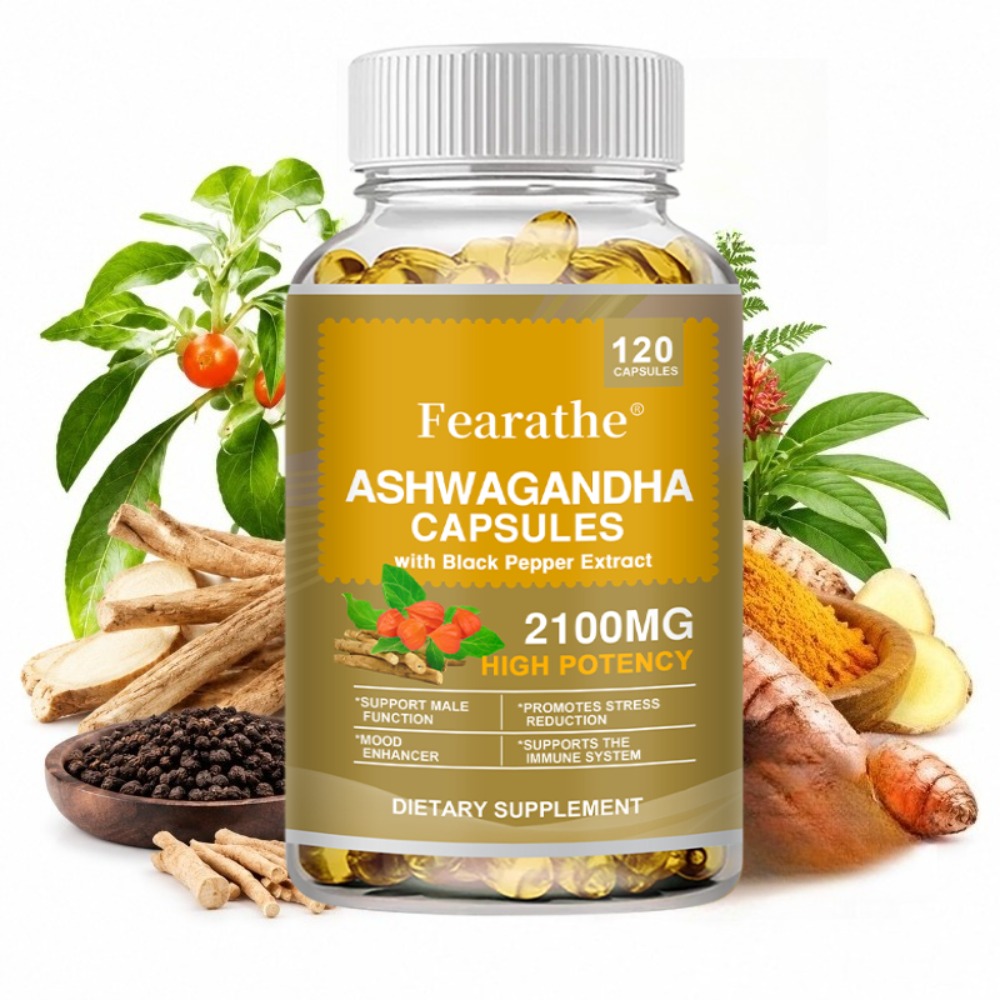 Ashwagandha Extract Root - Ashwagandha 2100mg Capsules, with Organic Ashwagandha