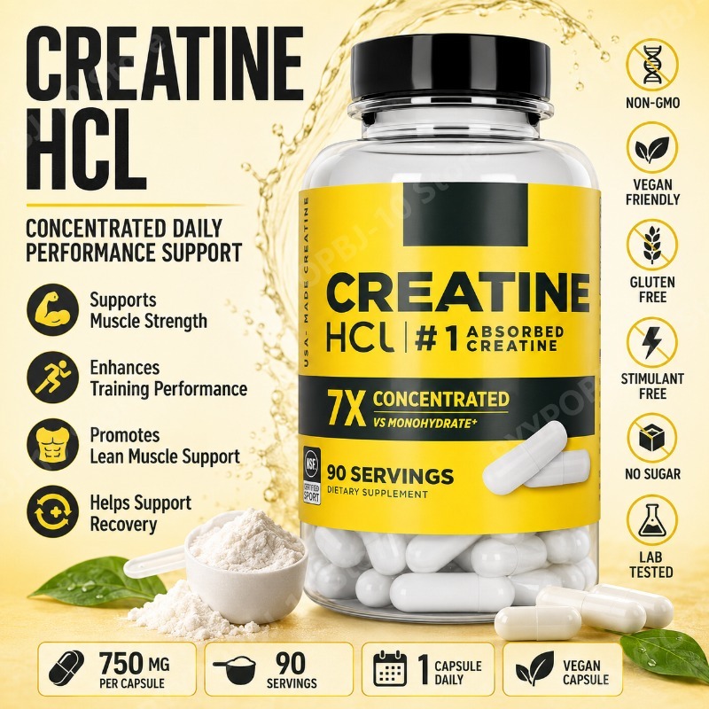 Creatine HCl 750mg 90 Capsules - đánh giá và giá Nutrition In Fitness