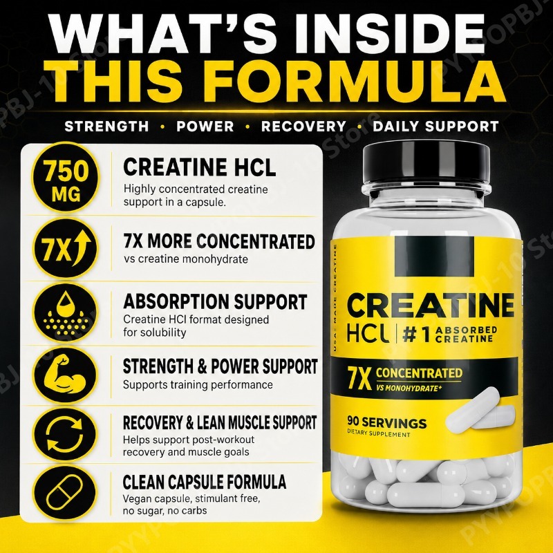 Creatine HCl 750mg 90 Capsules - đánh giá và giá Nutrition In Fitness