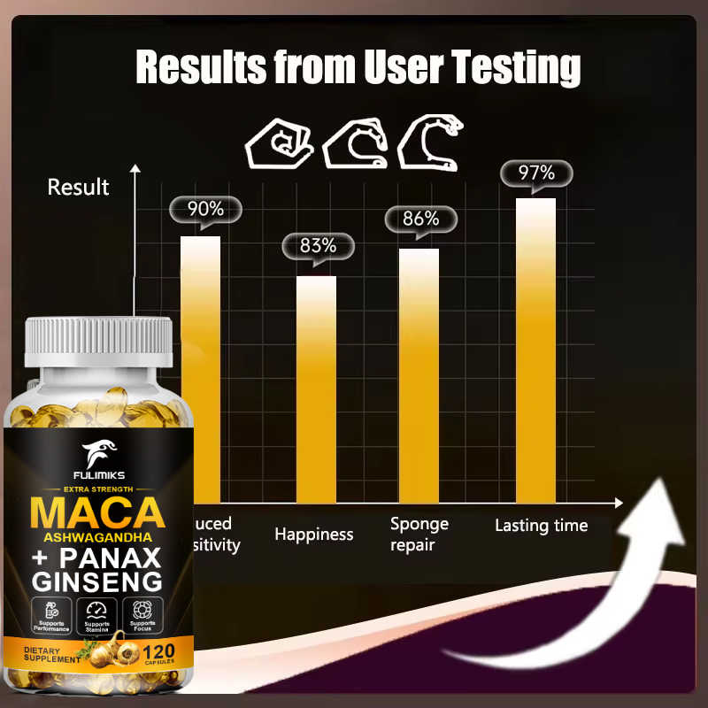 Triple Maca Blend with Ginseng - đánh giá và giá Ashwagandha Extract Root