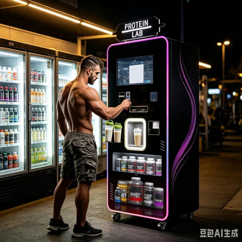 Protein Shake Vending Machine  - đánh giá và giá Nutrition Fitness Center