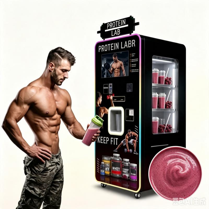 Protein Shake Vending Machine  - đánh giá và giá Nutrition Fitness Center