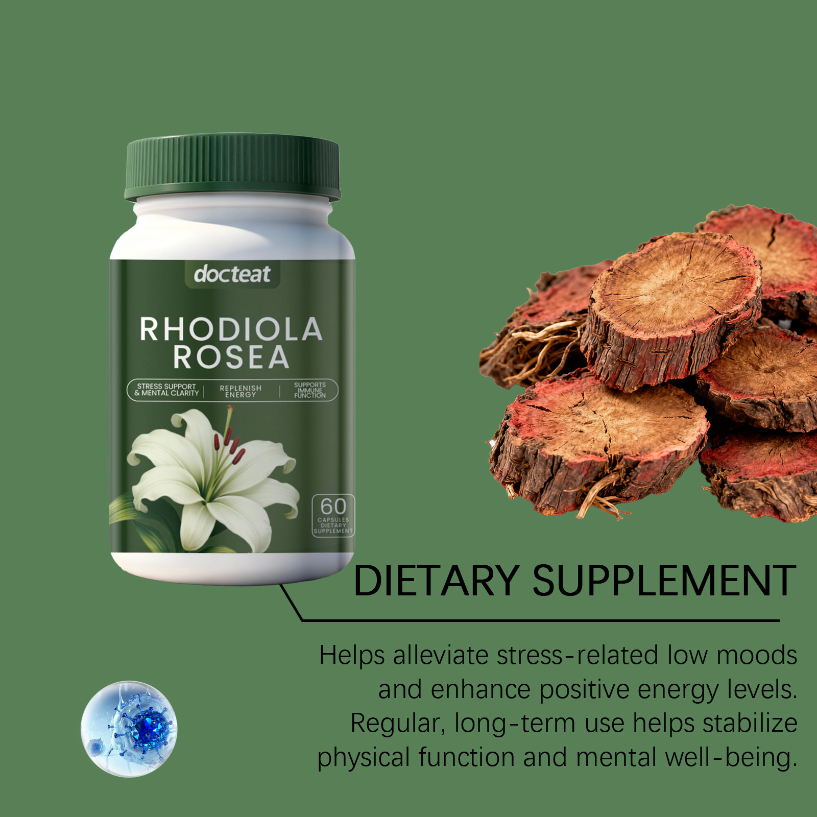 DOCTEAT Men's Health Capsules  - đánh giá và giá Nutrition Fitness And Health