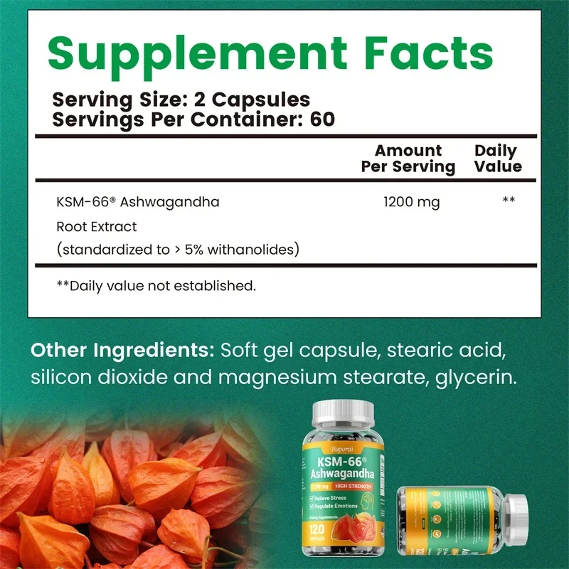 KSM-66 Ashwagandha 1200 Mg Veg - đánh giá và giá Ashwagandha Extract Root