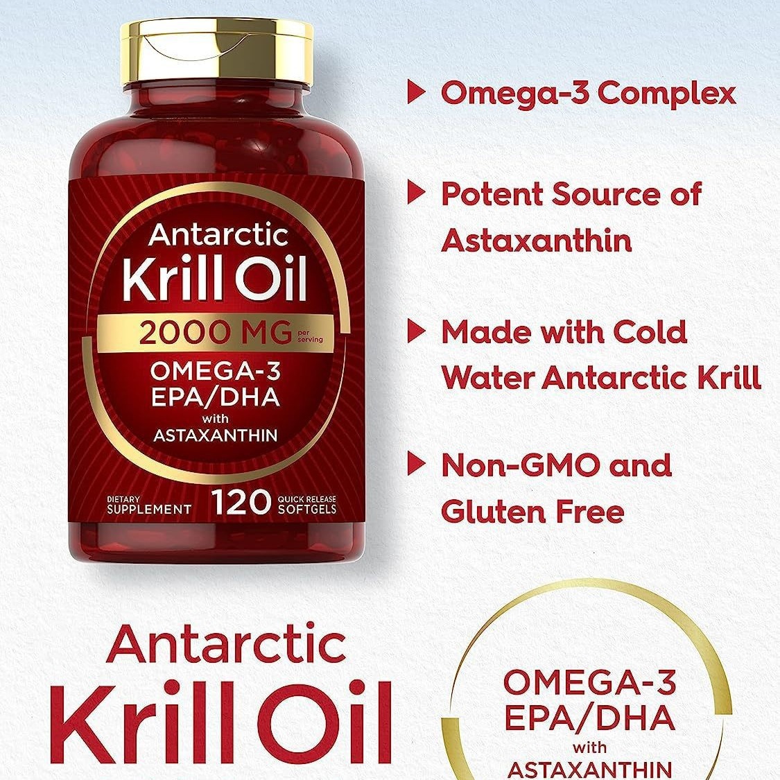 Krill oil soft capsules supple - đánh giá và giá Nutrition In Fitness
