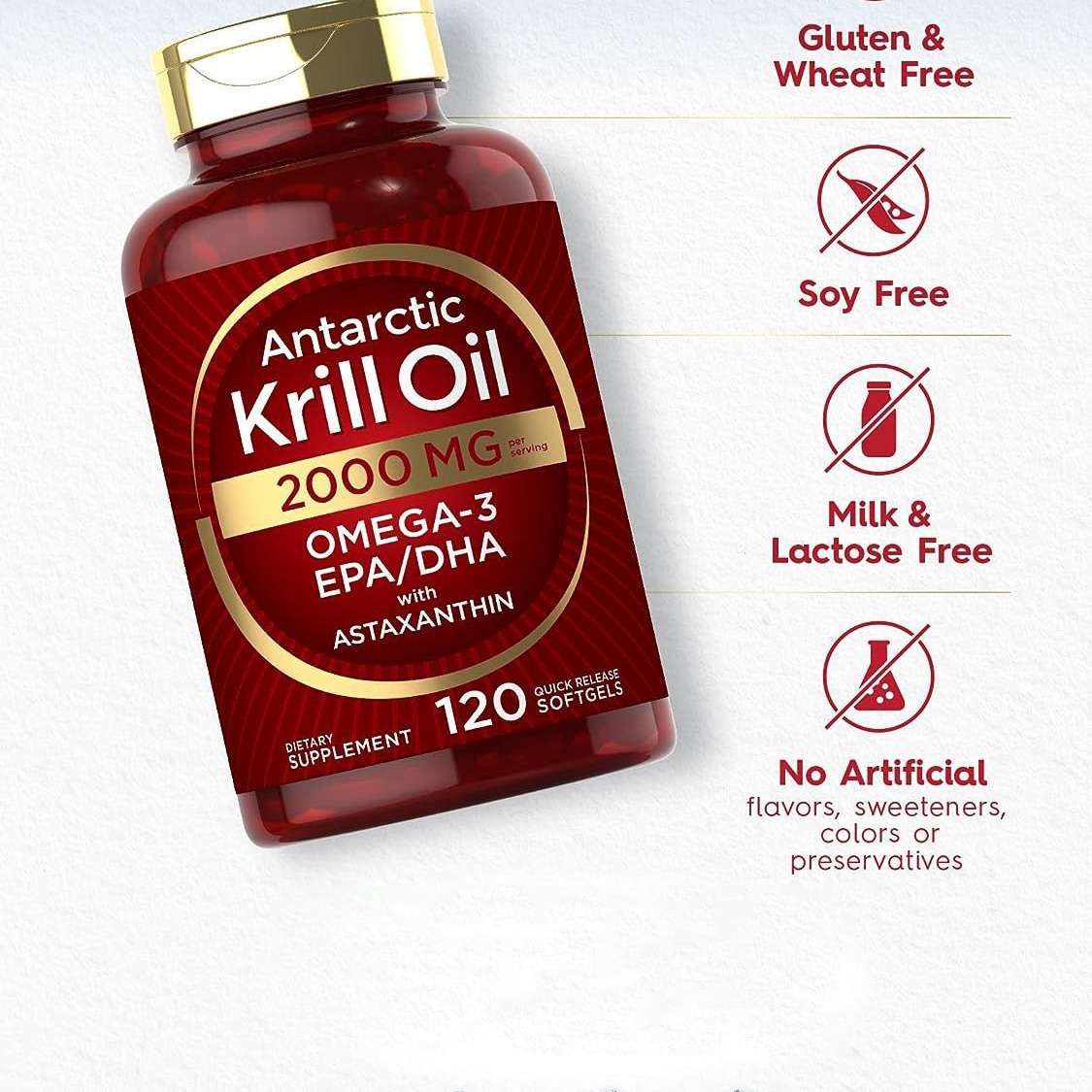Krill oil soft capsules supple - đánh giá và giá Nutrition In Fitness