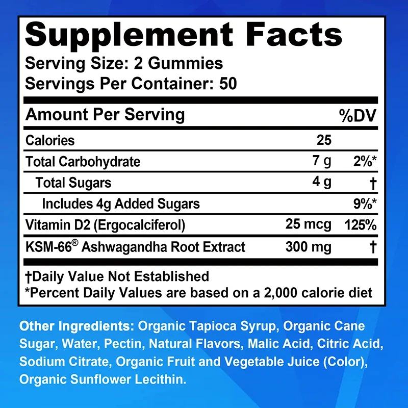 Ashwagandha Gummies - Stress R - đánh giá và giá Ashwagandha Extract Root