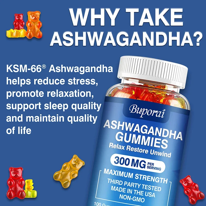 Ashwagandha Gummies - Stress R - đánh giá và giá Ashwagandha Extract Root