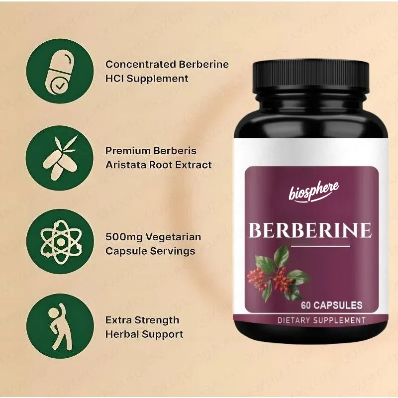 Berberine Supplement-60 vegeta - đánh giá và giá Berberine Hcl Capsule